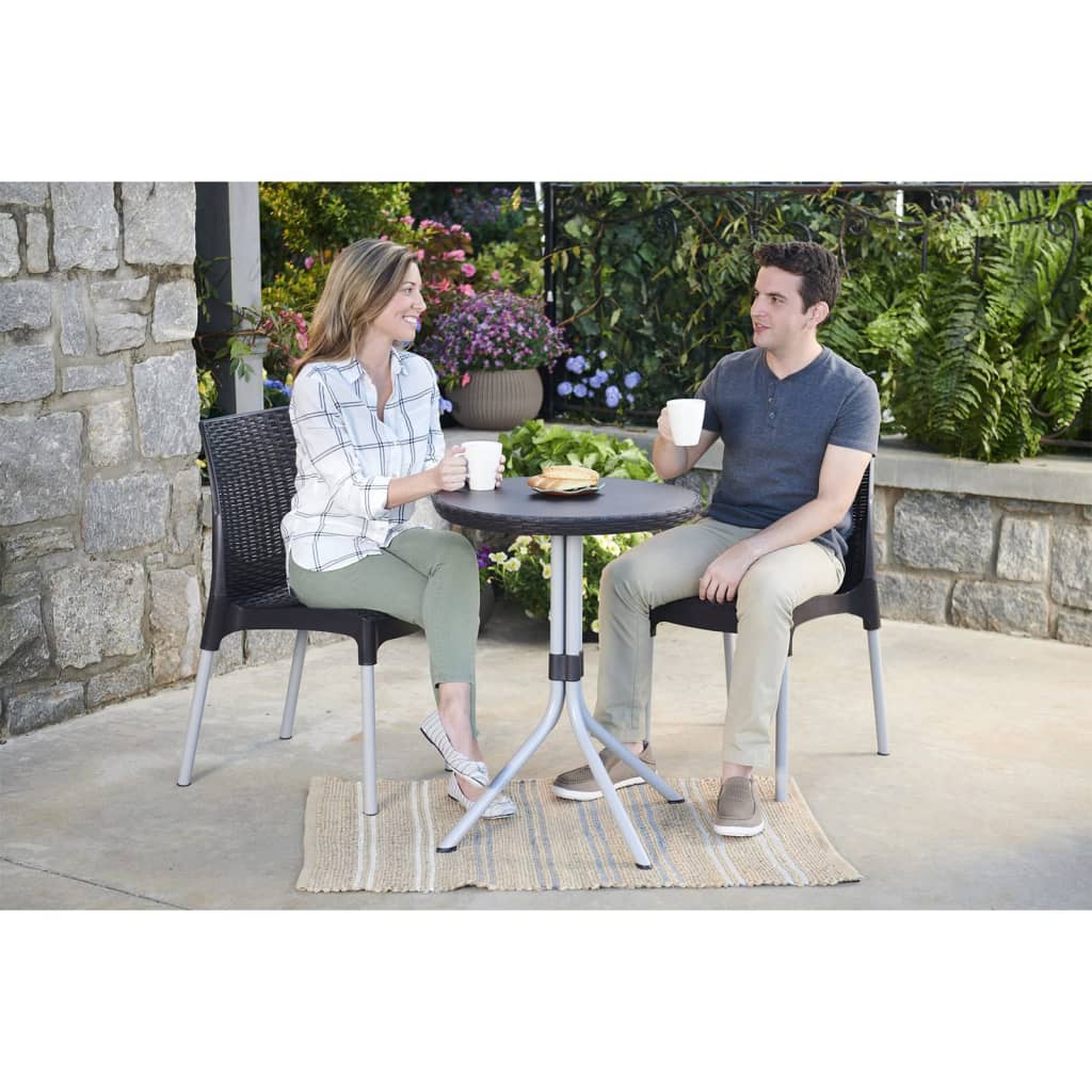 Bistro-Set Chelsea Graphit 223562