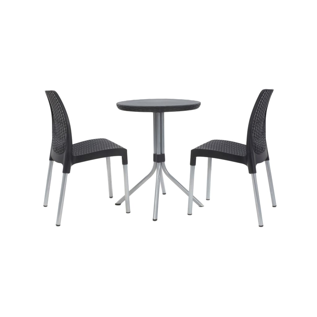 Bistro-Set Chelsea Graphit 223562