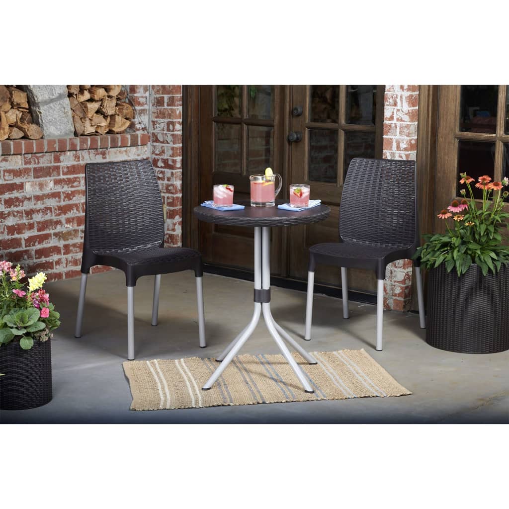 Bistro-Set Chelsea Graphit 223562