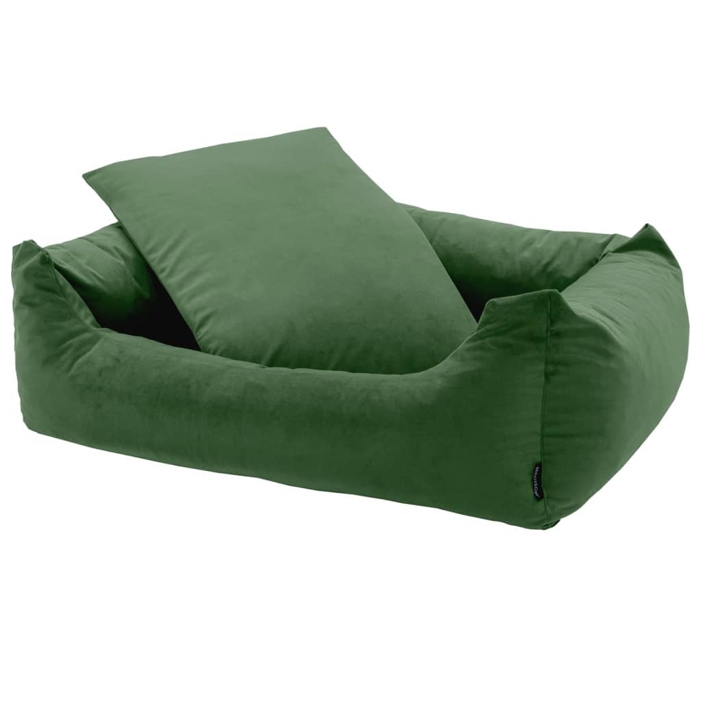 Hundebett Velvet 120x95x28 cm Grün