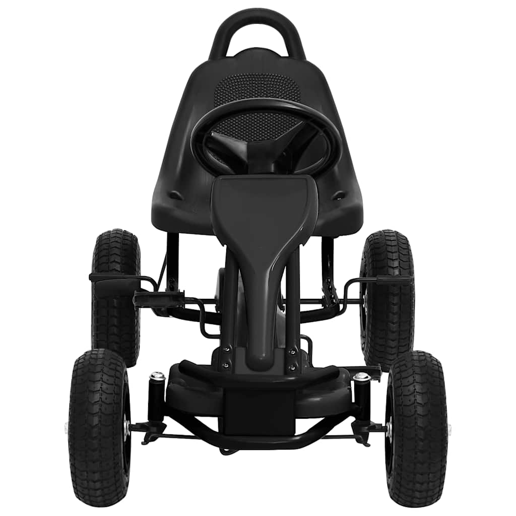 Pedal Go-Kart mit Luftreifen Schwarz