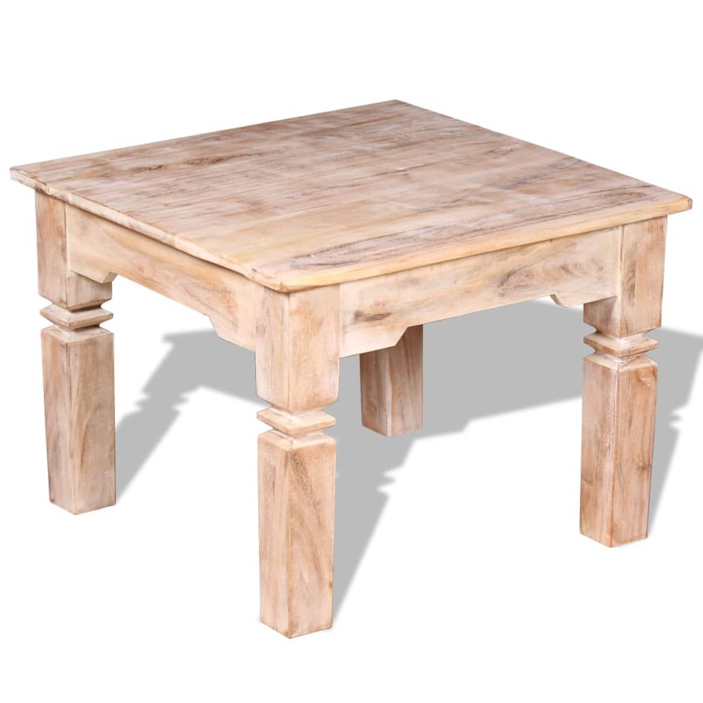 Couchtisch Akazienholz 60x60x45 cm