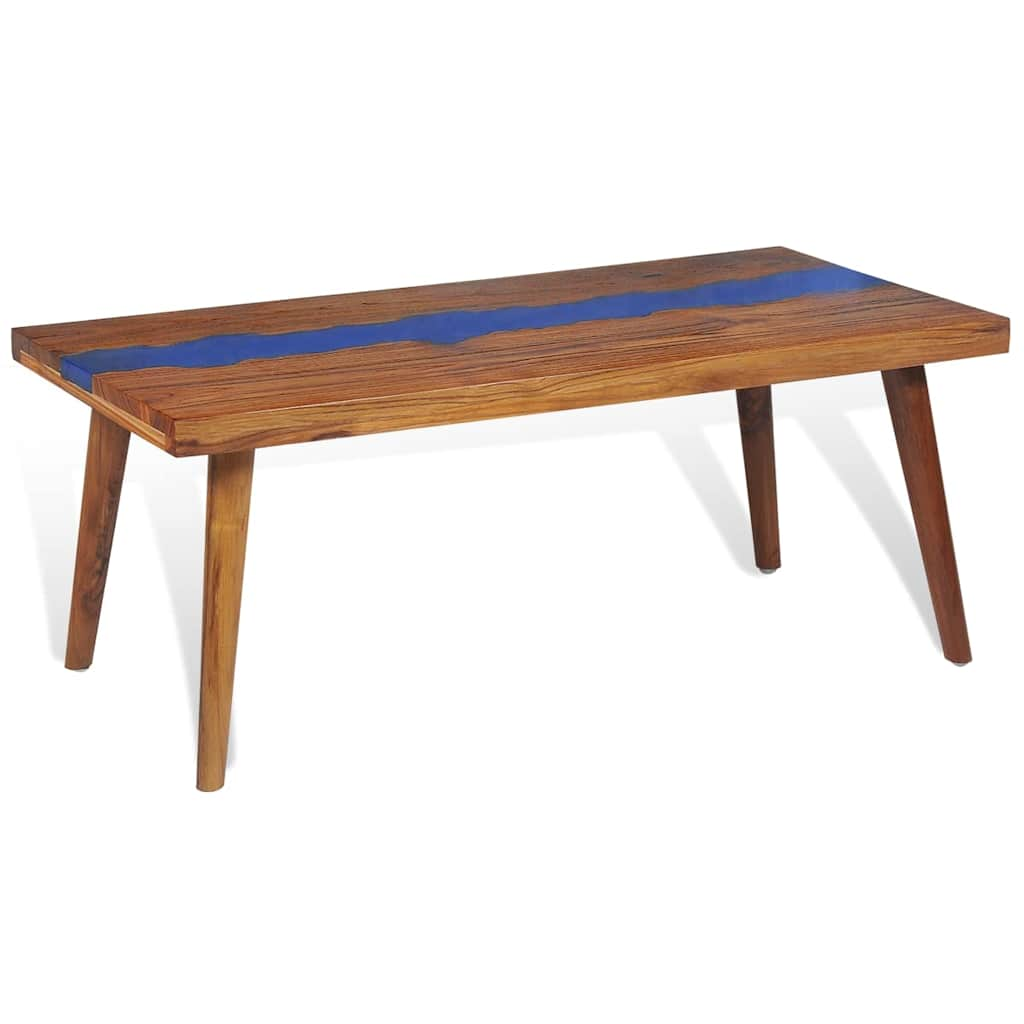 Couchtisch Teak Harz 100x50x40 cm