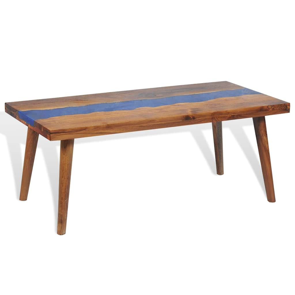 Couchtisch Teak Harz 100x50x40 cm