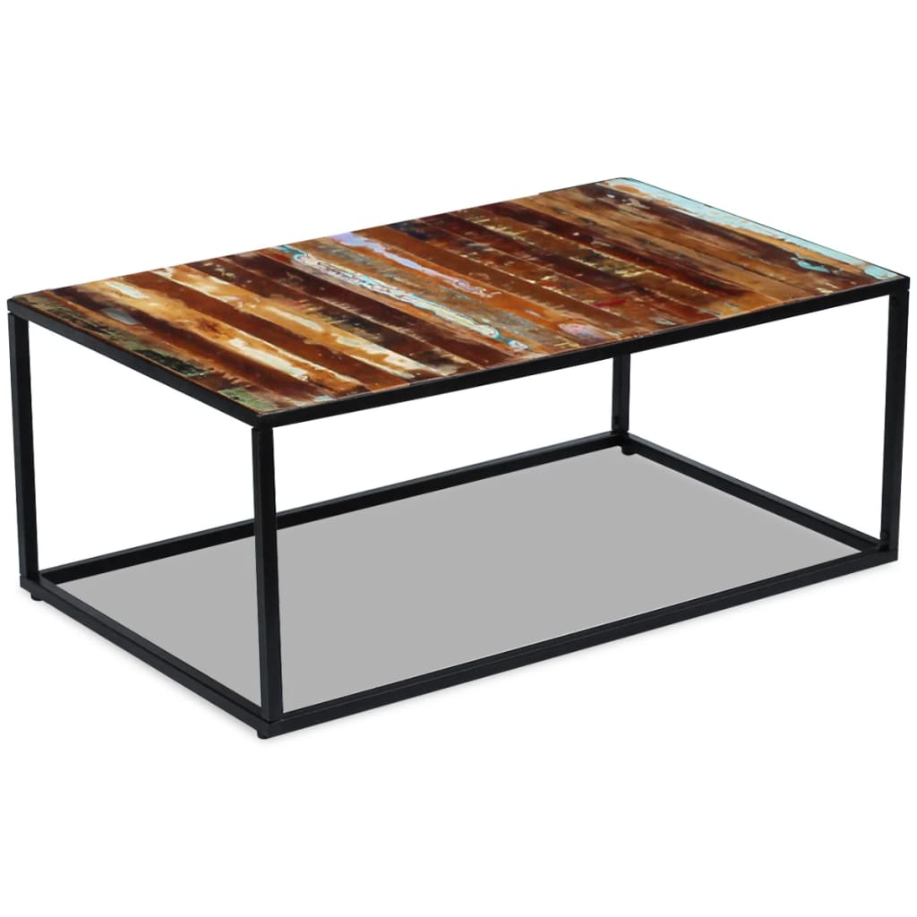 Couchtisch Altholz Massiv 100x60x40 cm