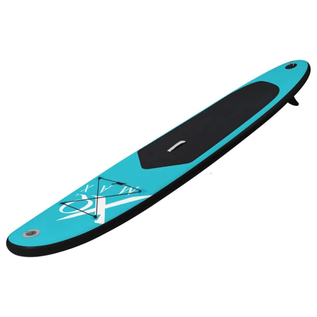 Stand-up-Paddle-Board 285 cm Aufblasbar Blau & Schwarz