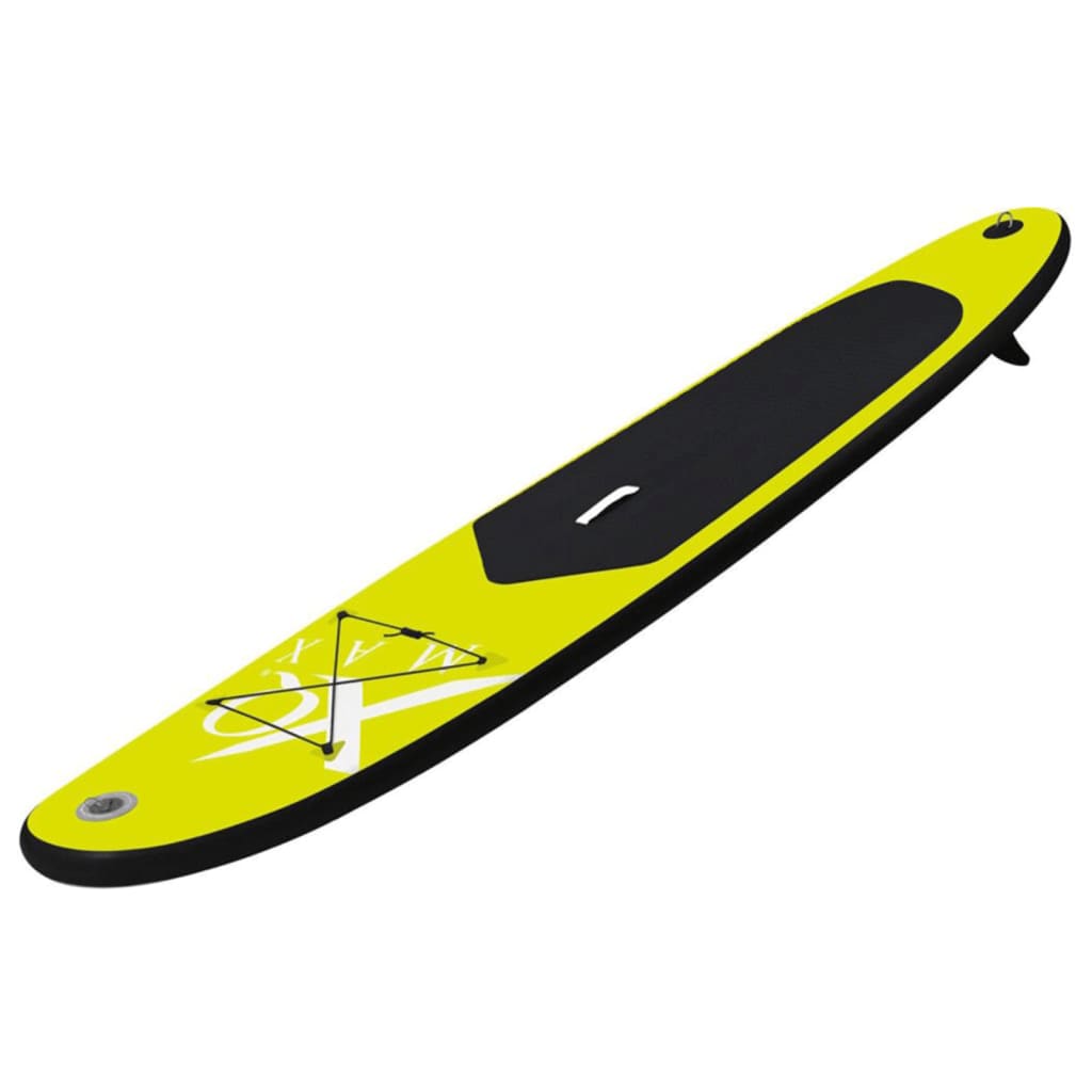 Stand-up-Paddle-Board 285 cm Aufblasbar Limettengrün & Schwarz