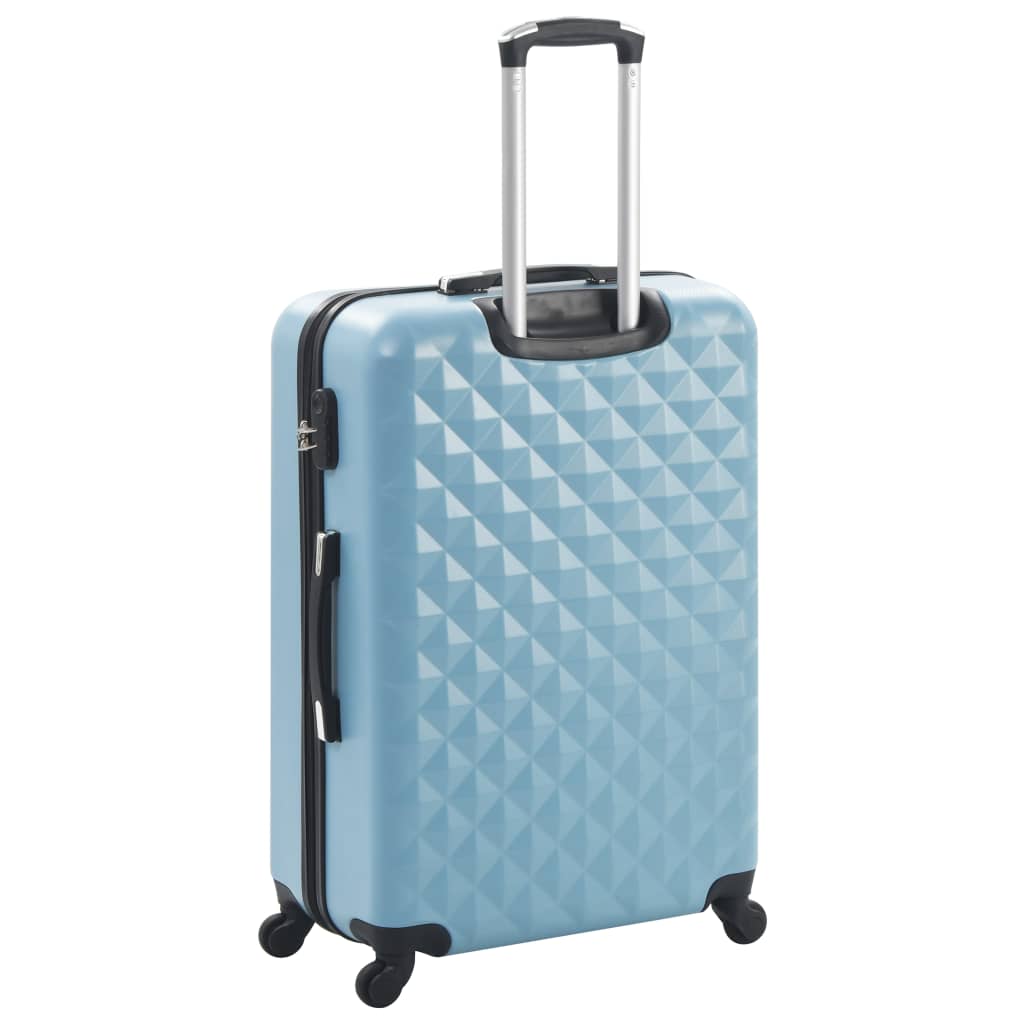 Hartschalen-Trolley-Set 3 Stk. Blau ABS