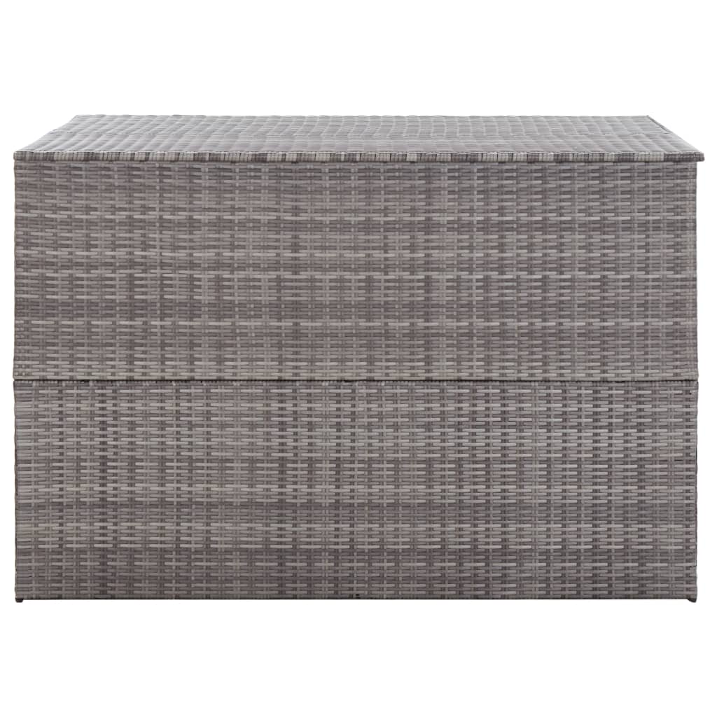 Garden-Auflagenbox Grau 150x100x100 cm Poly Rattan