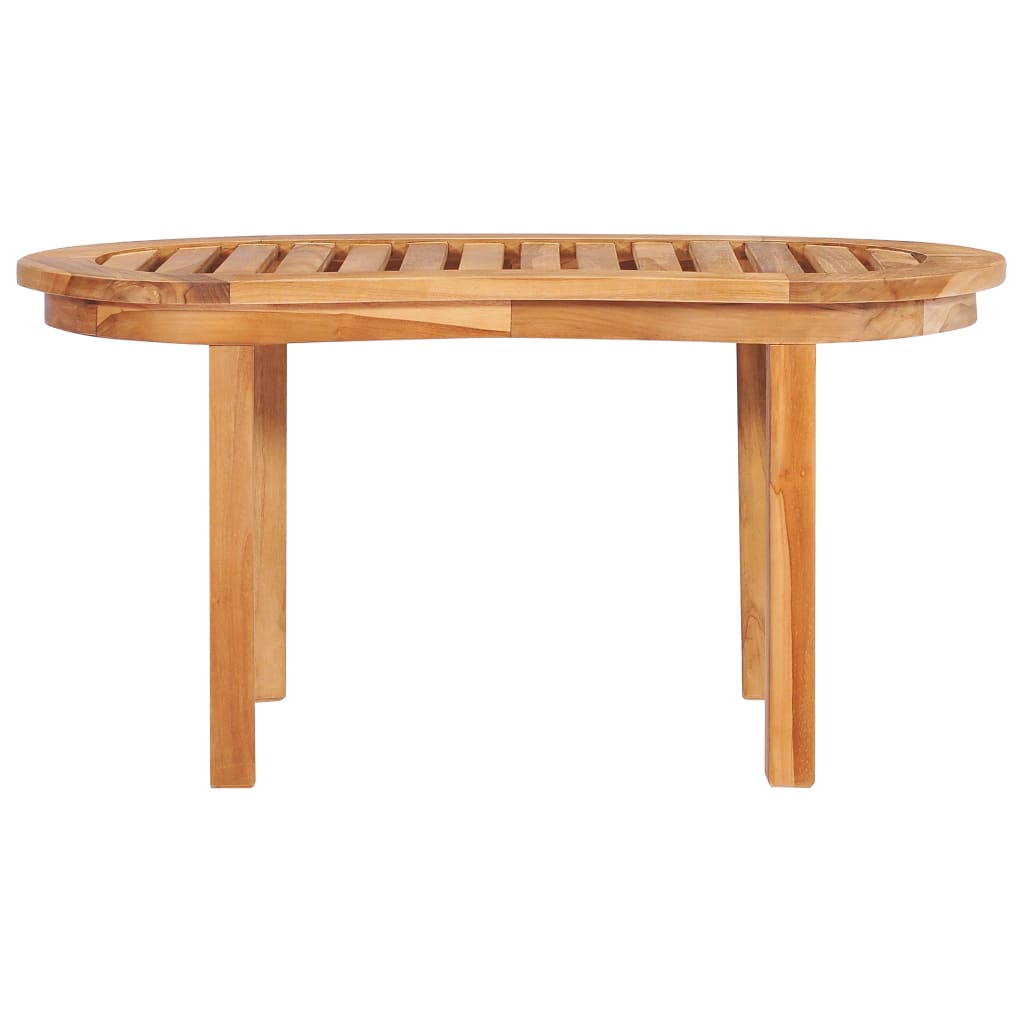 Couchtisch 90x50x45 cm Massivholz Teak