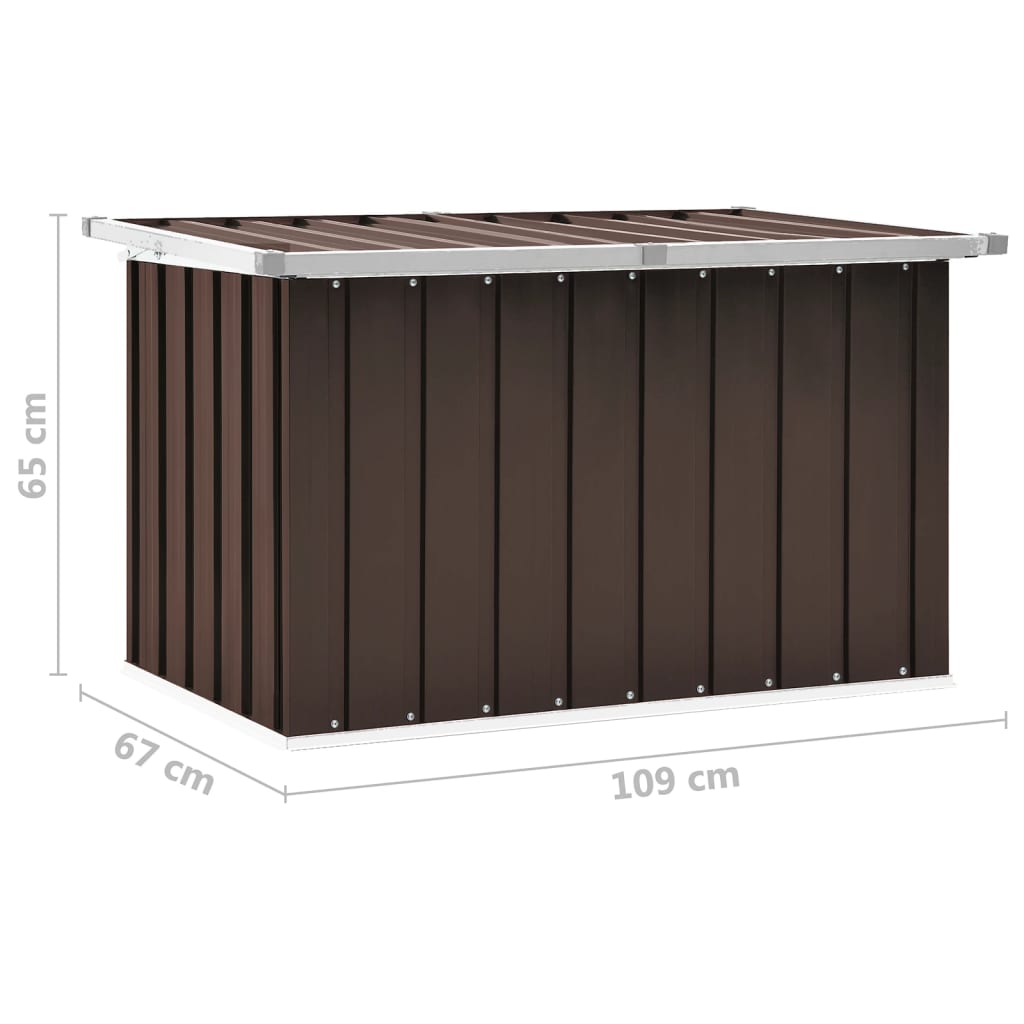 Gartenbox Braun 109x67x65 cm