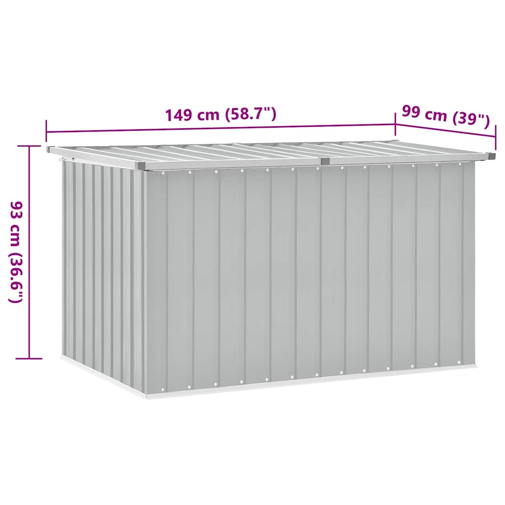 Gartenbox Grau 149x99x93 cm