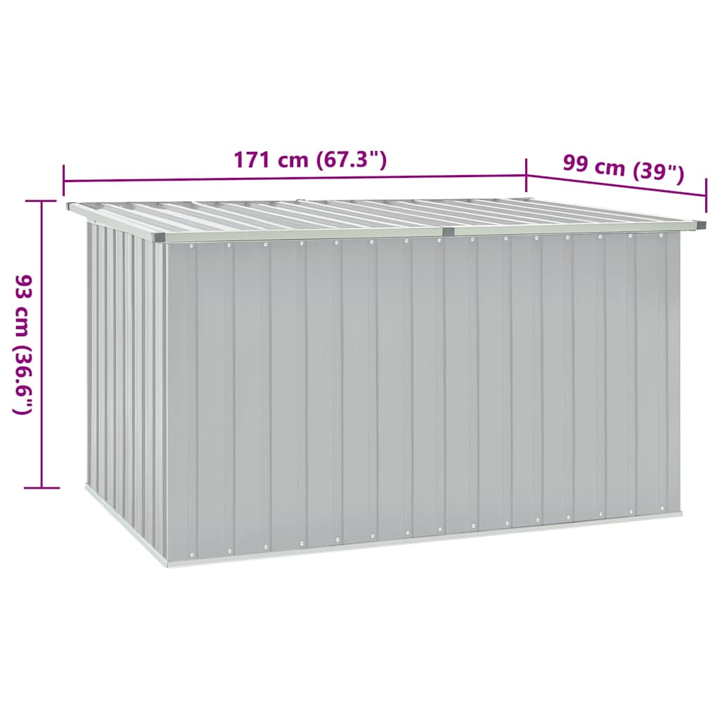 Gartenbox Grau 171 x 99 x 93 cm