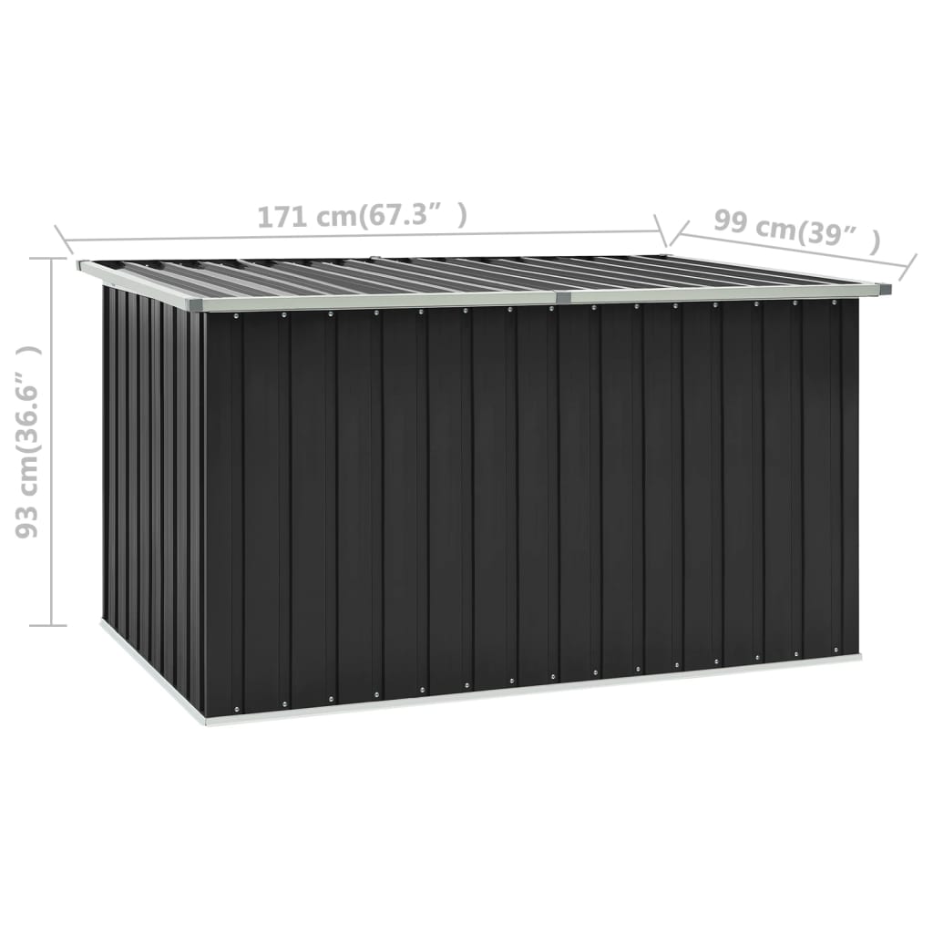 Gartenbox Anthrazit 171x99x93 cm