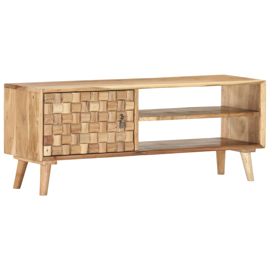 TV-Schrank 100×35×40 cm Massivholz Akazie