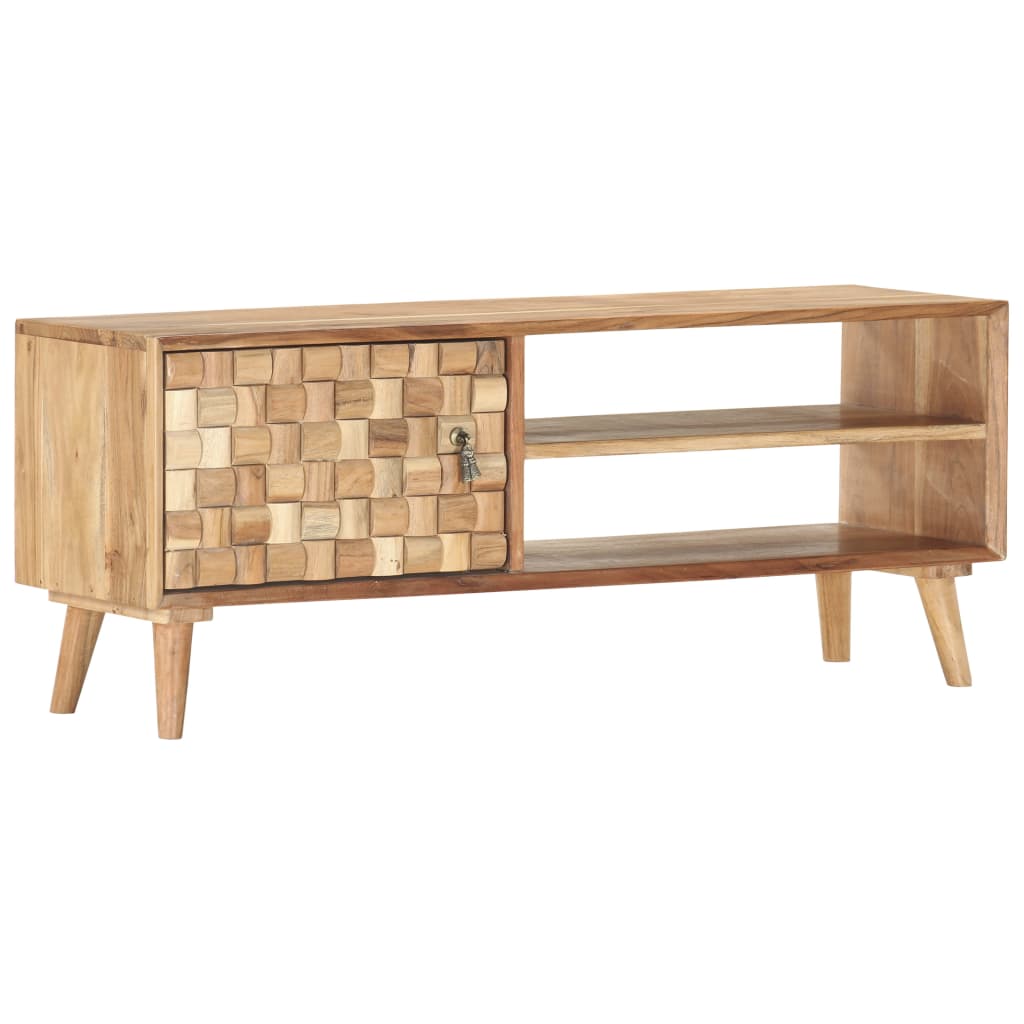 TV-Schrank 100×35×40 cm Massivholz Akazie