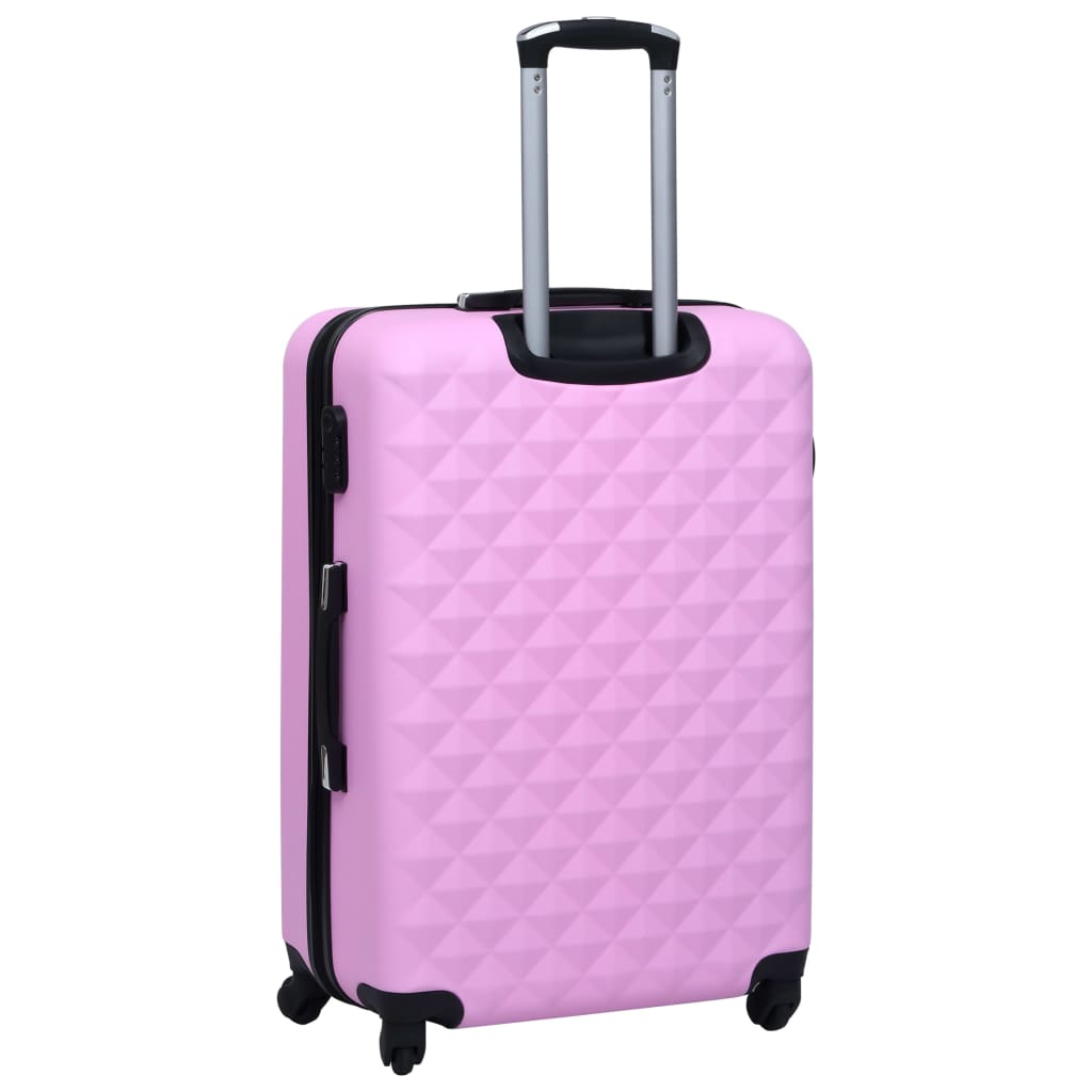 Hartschalen-Trolley-Set 3 Stk. Rosa ABS