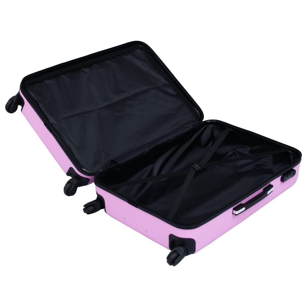 Hartschalen-Trolley-Set 2 Stk. Rosa ABS