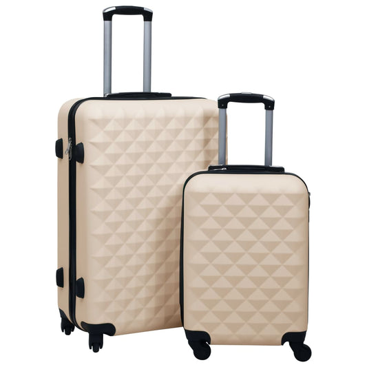 Hartschalen-Trolley-Set 2 Stk. Golden ABS