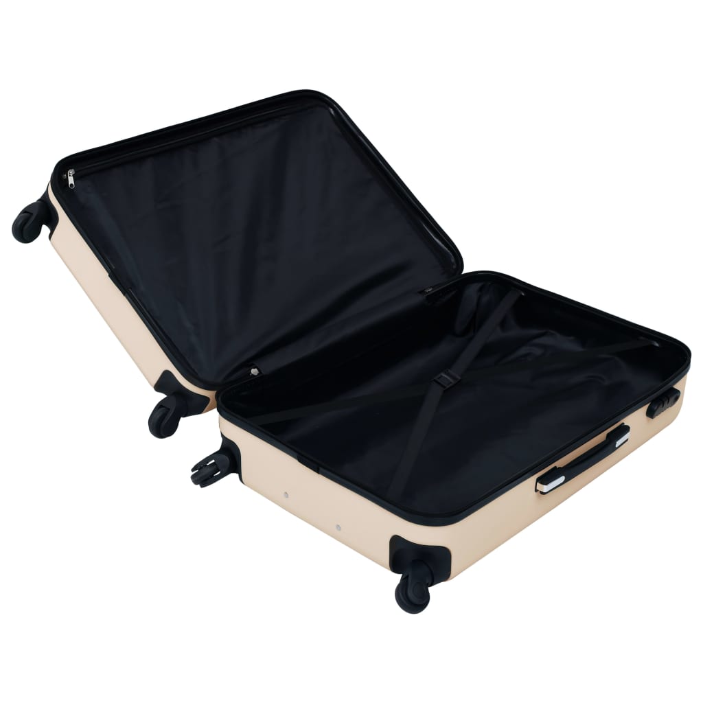 Hartschalen-Trolley-Set 2 Stk. Golden ABS