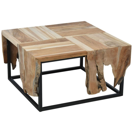 Beistelltisch Teak 65x65x35 cm