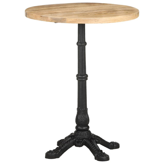 Bistrotisch Ø60x76 cm Raues Mangoholz