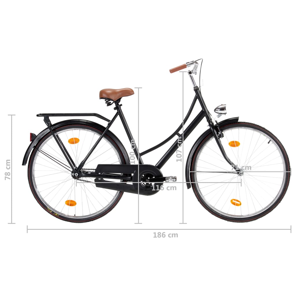 Hollandrad 28 Zoll Rad 57 cm Rahmen Damen