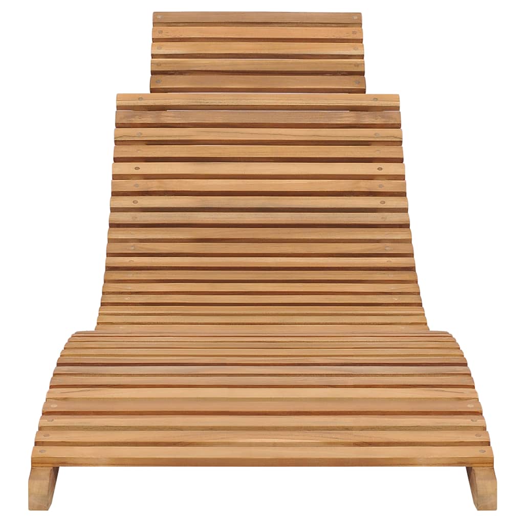 3-tlg. Garten-Lounge-Set Klappbar Massivholz Teak