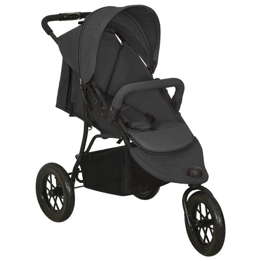 Kinderwagen Anthrazit Stahl