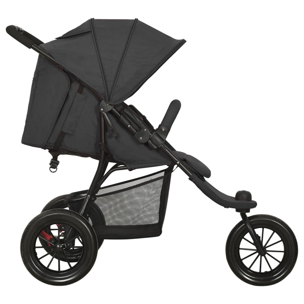 Kinderwagen Anthrazit Stahl