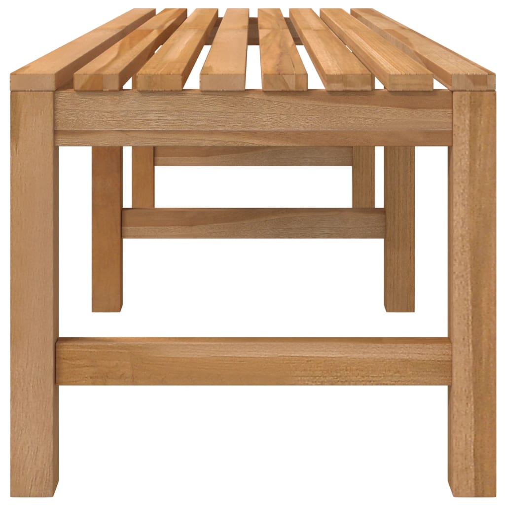 Gartenbank 150 cm Massivholz Teak