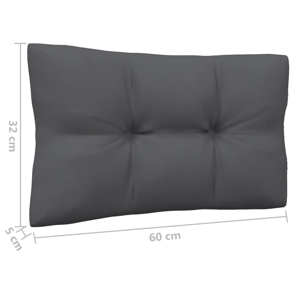 Garten-Ecksofa mit Kissen in Schwarz Massivholz Kiefer