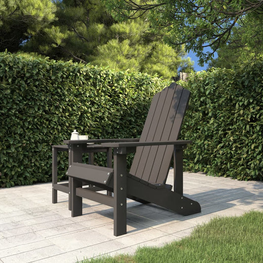 Adirondack-Gartenstuhl HDPE Anthrazit