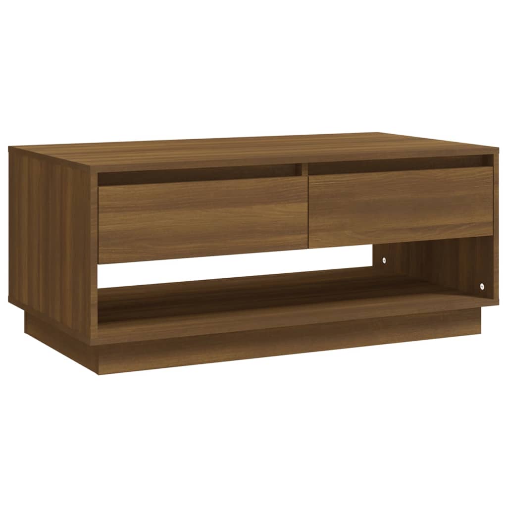 Couchtisch Braun Eichen-Optik 102,5x55x44 cm Holzwerkstoff