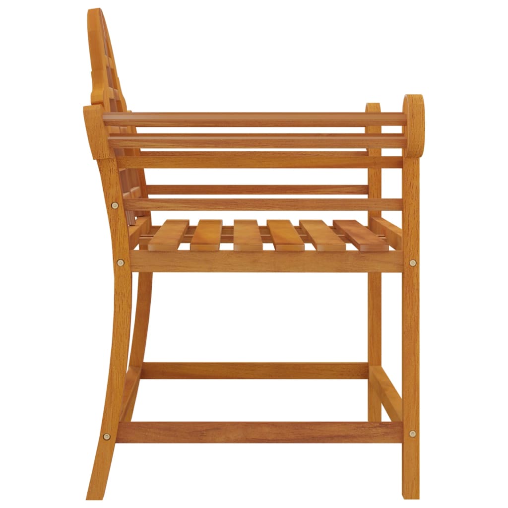 Gartenstühle 2 Stk. 91x62x94 cm Massivholz Teak