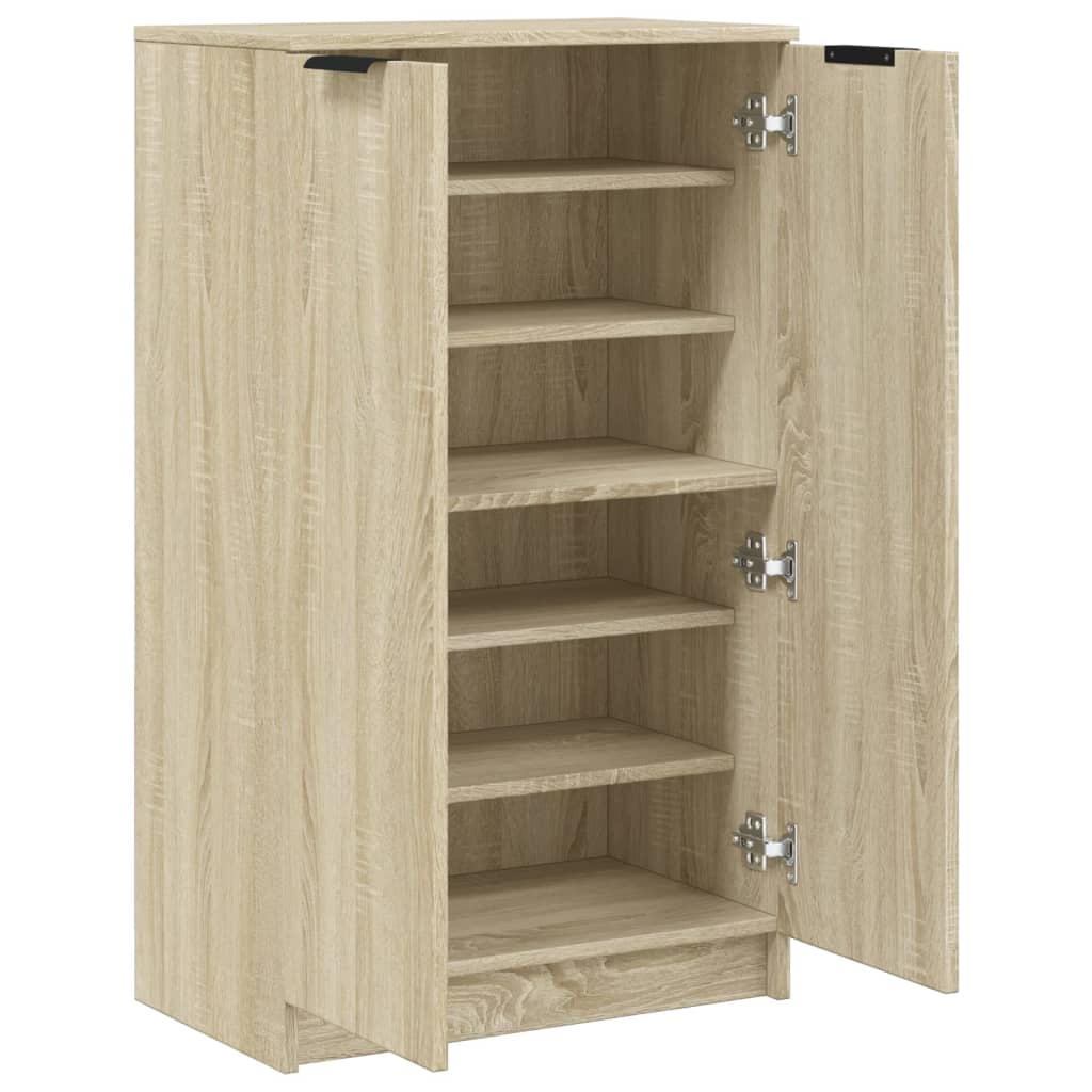 Schuhschrank Sonoma-Eiche 59x35x100 cm Holzwerkstoff