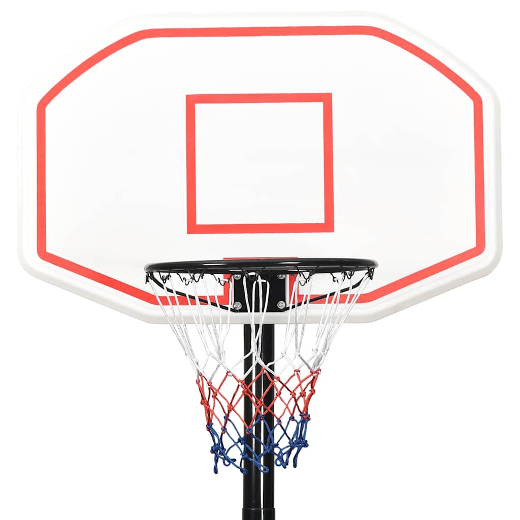 Basketballständer Weiß 258-363 cm Polyethylen