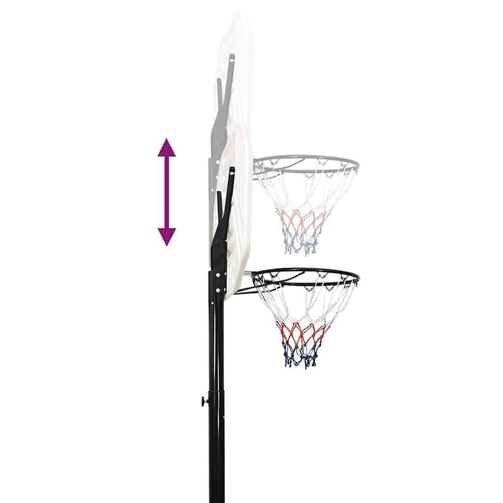 Basketballständer Weiß 258-363 cm Polyethylen