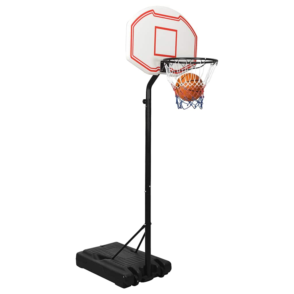 Basketballständer Weiß 237-307 cm Polyethylen