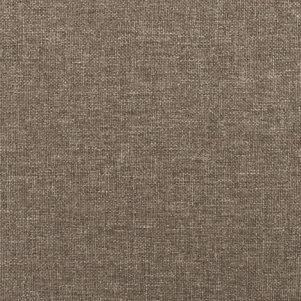 Taschenfederkernmatratze Taupe 90x190x20 cm Stoff