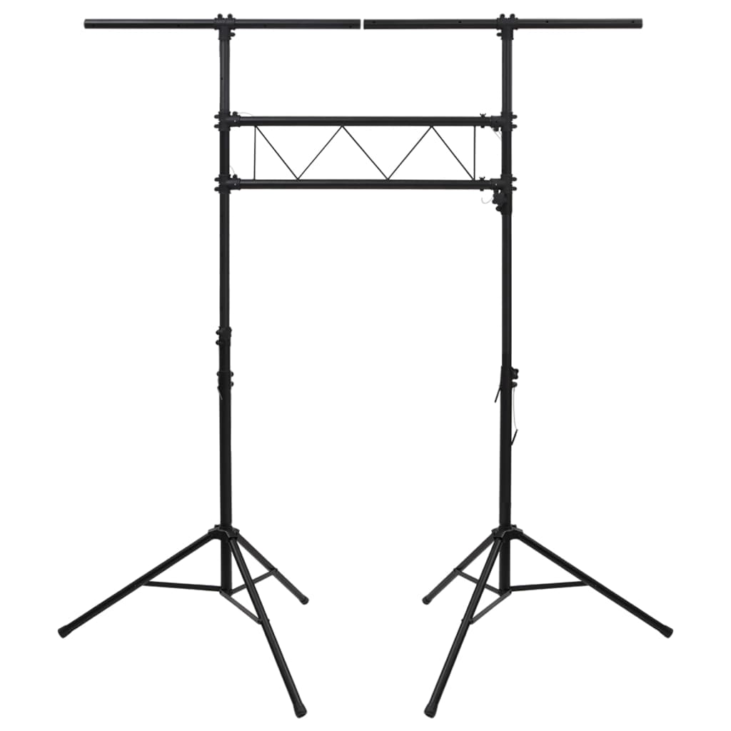 Leuchtenstativ Schwarz 238x115x(180-300) cm Stahl