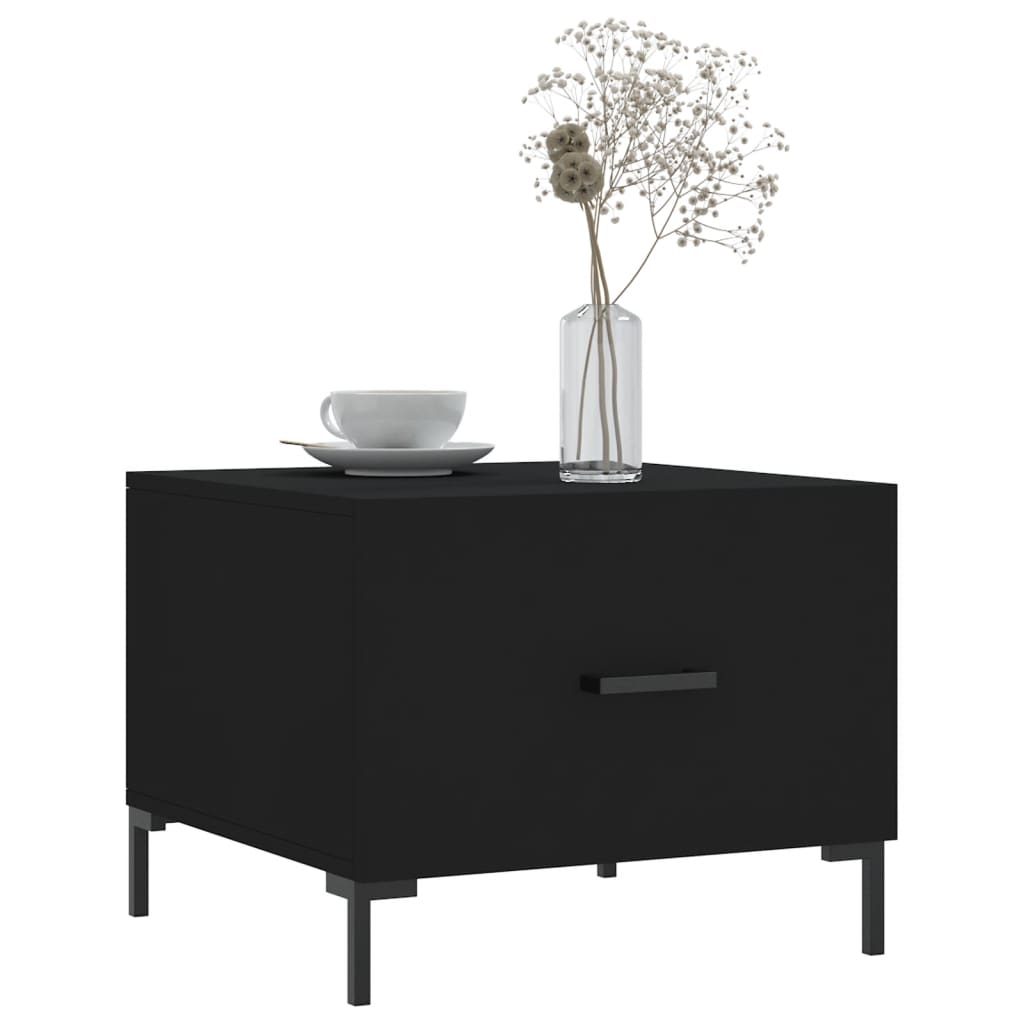 Couchtische 2 Stk. Schwarz 50x50x40 cm Holzwerkstoff