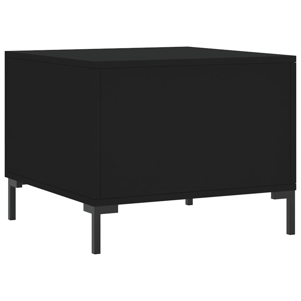 Couchtische 2 Stk. Schwarz 50x50x40 cm Holzwerkstoff