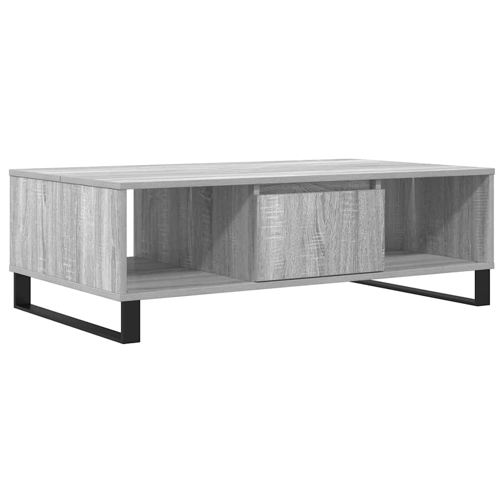 Couchtisch Grau Sonoma 104x60x35 cm Holzwerkstoff