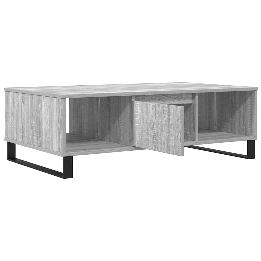 Couchtisch Grau Sonoma 104x60x35 cm Holzwerkstoff