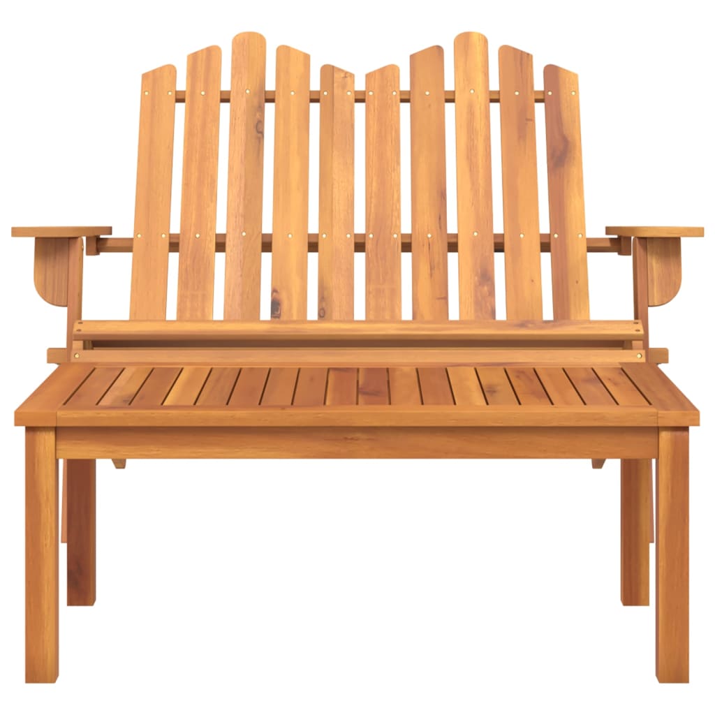 2-tlg. Garten-Lounge-Set Adirondack Massivholz Akazie