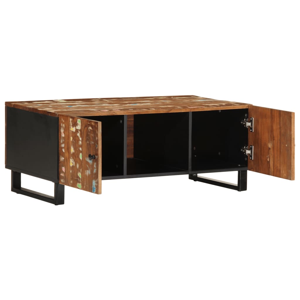 Couchtisch 100x54x40 cm Altholz Massiv & Holzwerkstoff