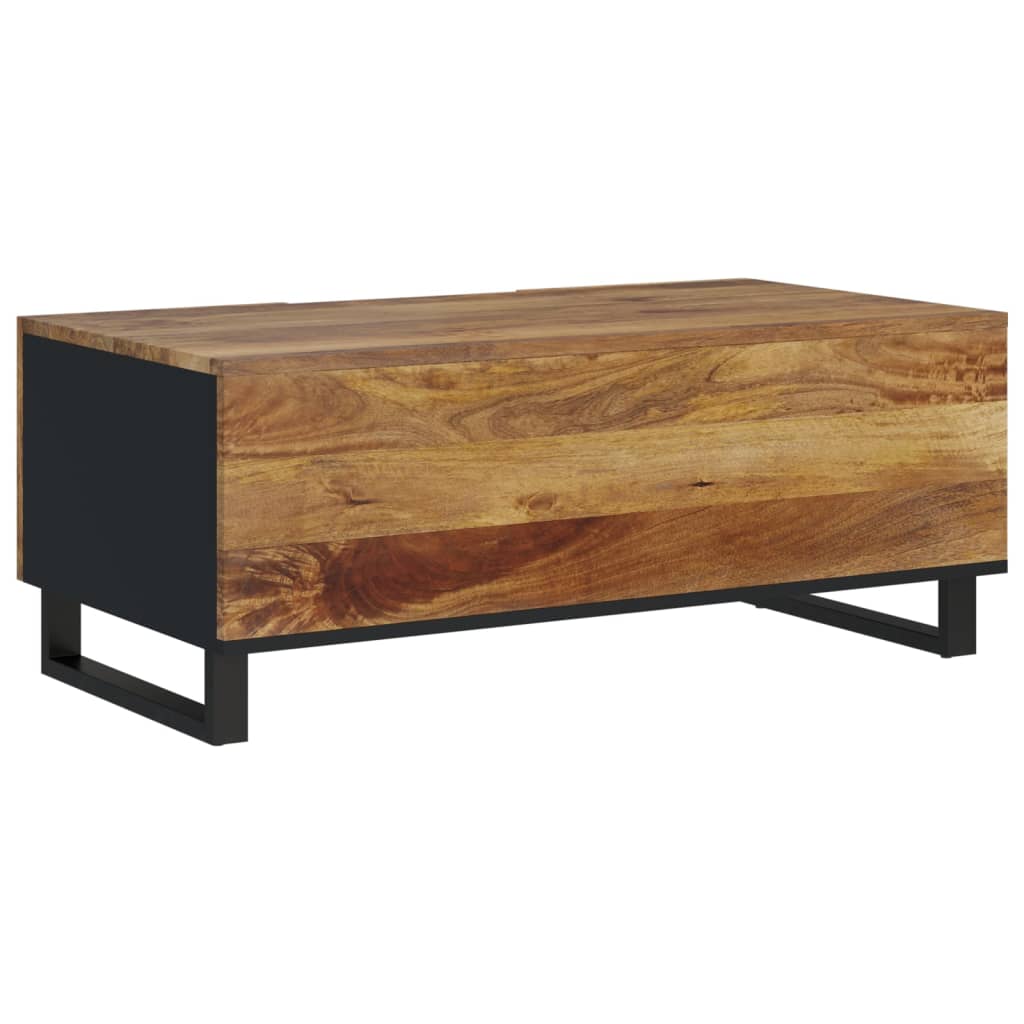 Couchtisch 100x54x40 cm Massivholz Mango & Holzwerkstoff