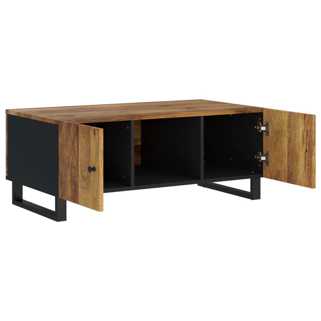 Couchtisch 100x54x40 cm Massivholz Mango & Holzwerkstoff