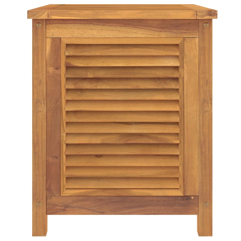 Gartenbox mit Beutel 60x50x58 cm Massivholz Teak